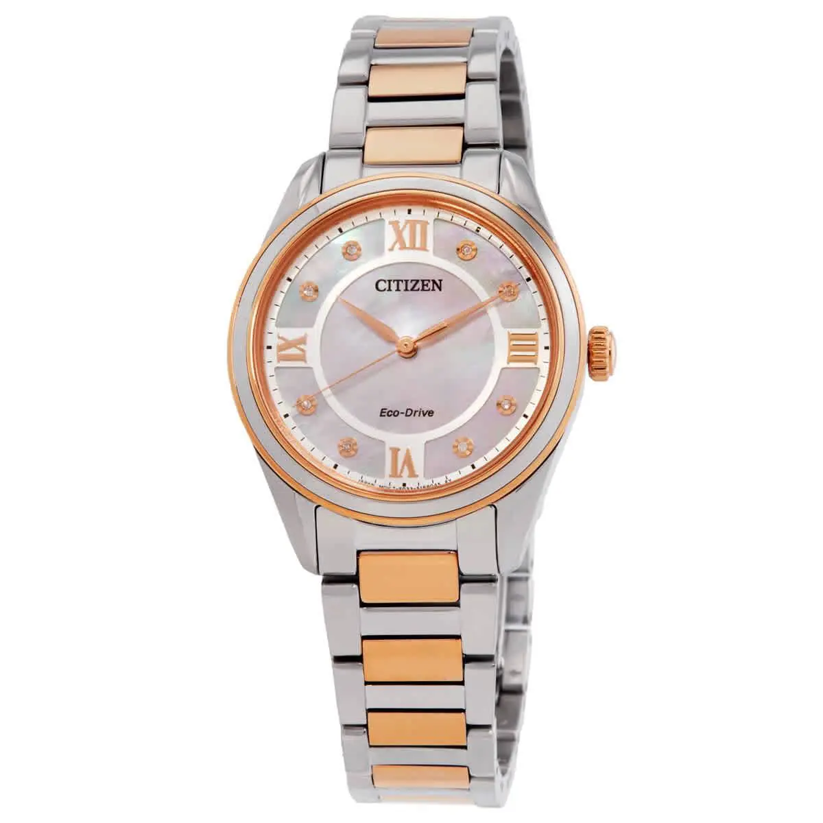 Citizen Arezzo Eco-drive White Dial Ladies Watch EM0876-51D