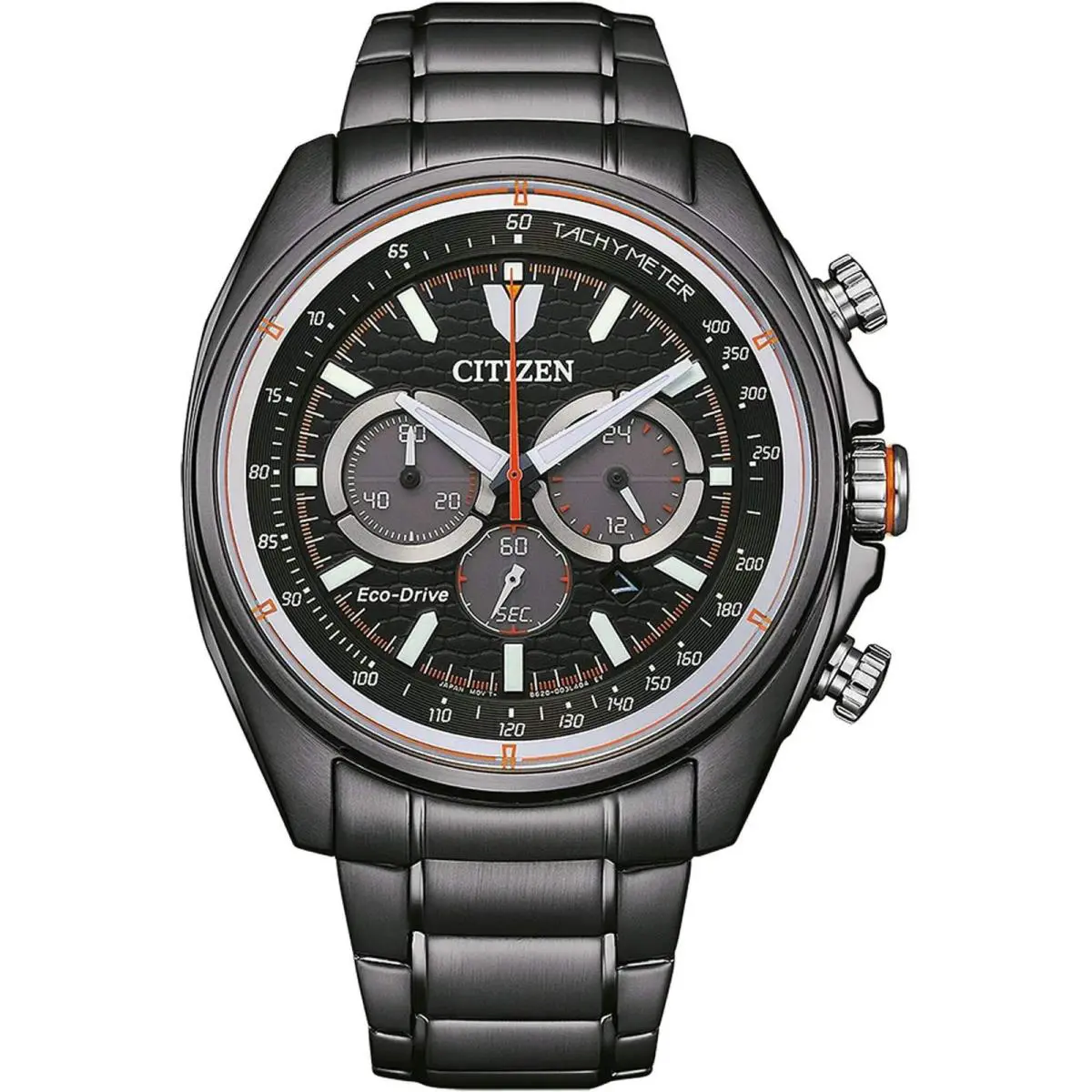 Citizen Men`s Watch Eco-drive Chronograph Grey Dial Bracelet CA4567-82H