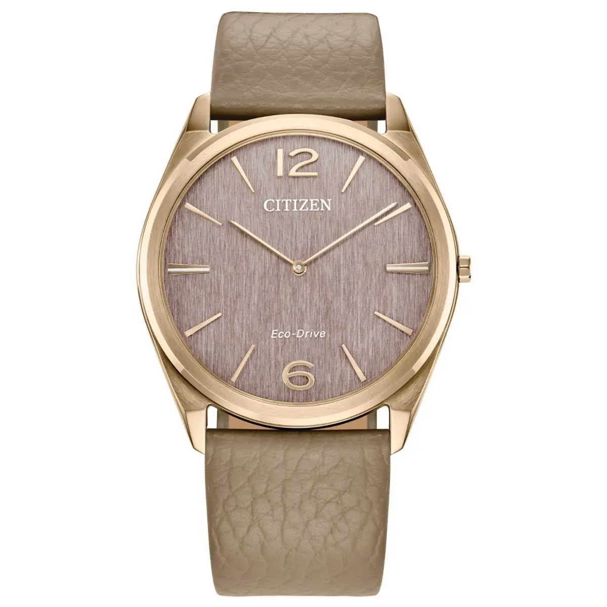 Citizen Unisex`s Classic Beige Eco-drive Watch 38MM AR3123-00X
