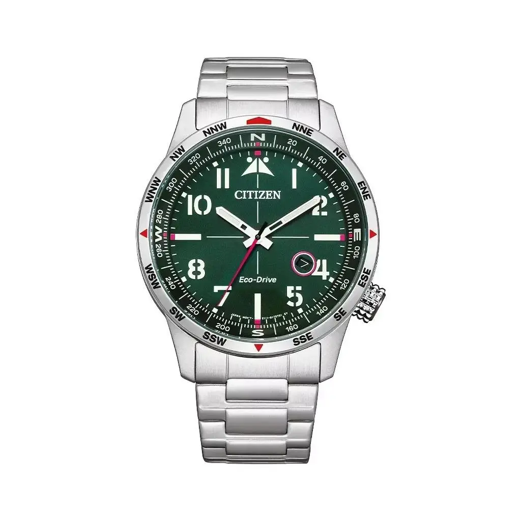 Citizen Men`s Weekender Eco-drive Green Dial Watch - BM7551-50X