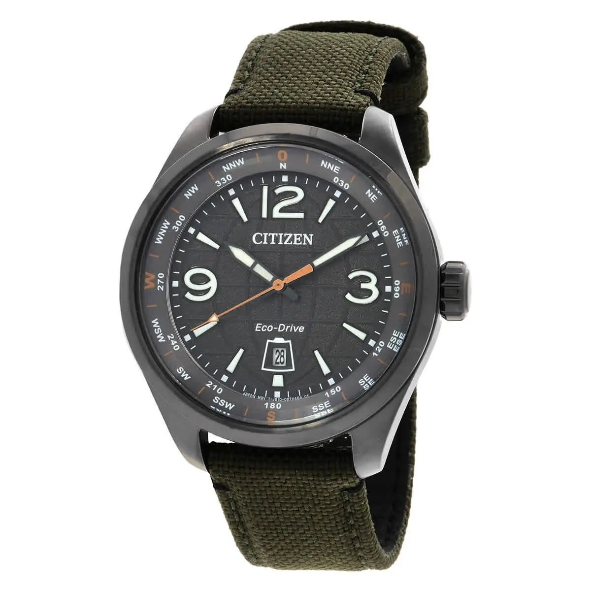 Eco-drive Grey Dial Men`s Watch AW1837-11H by Citizen