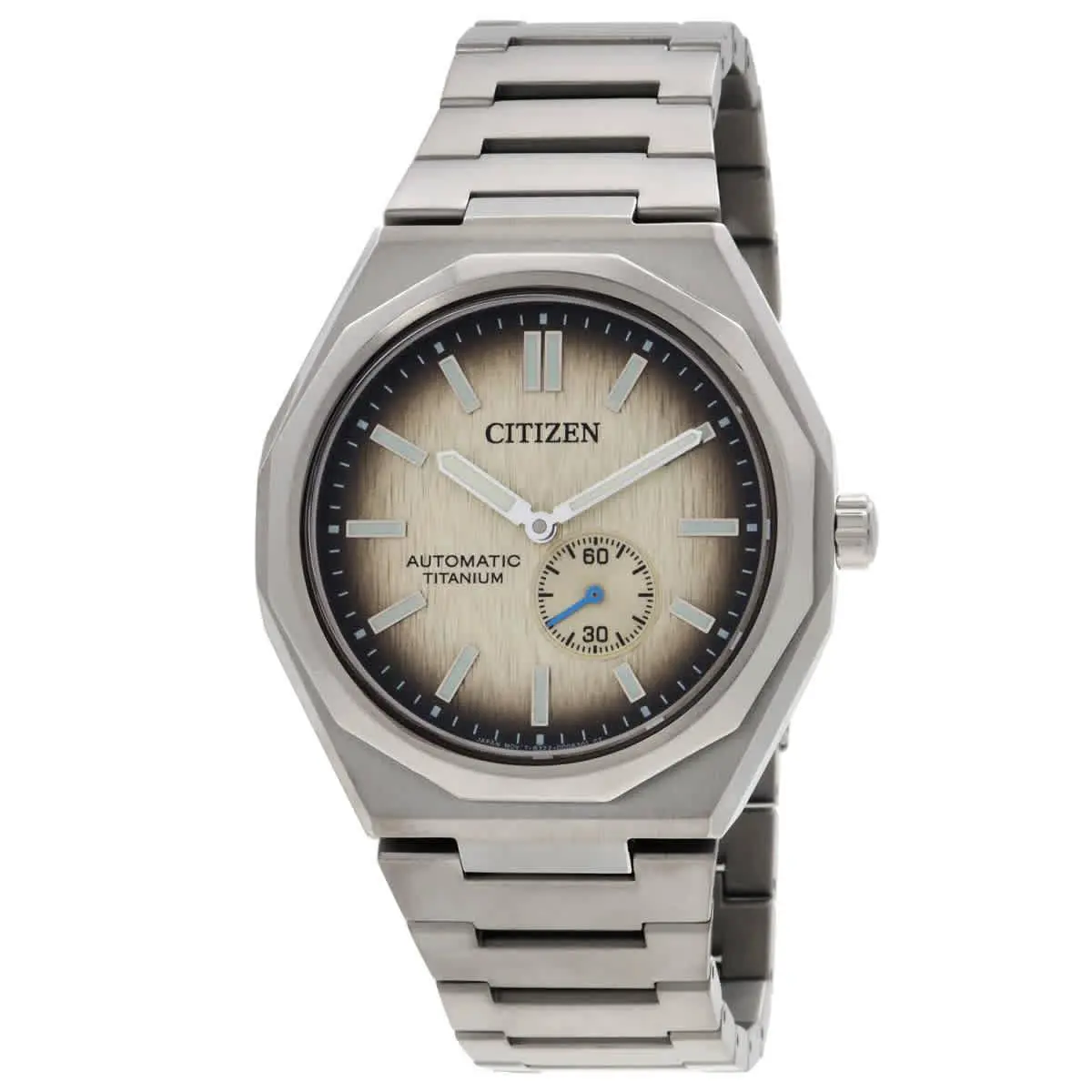 Citizen Zenshin 60 Automatic Copper Dial Men`s Watch NK5020-58P - Brown, Dial: Copper, Band: Silver-tone