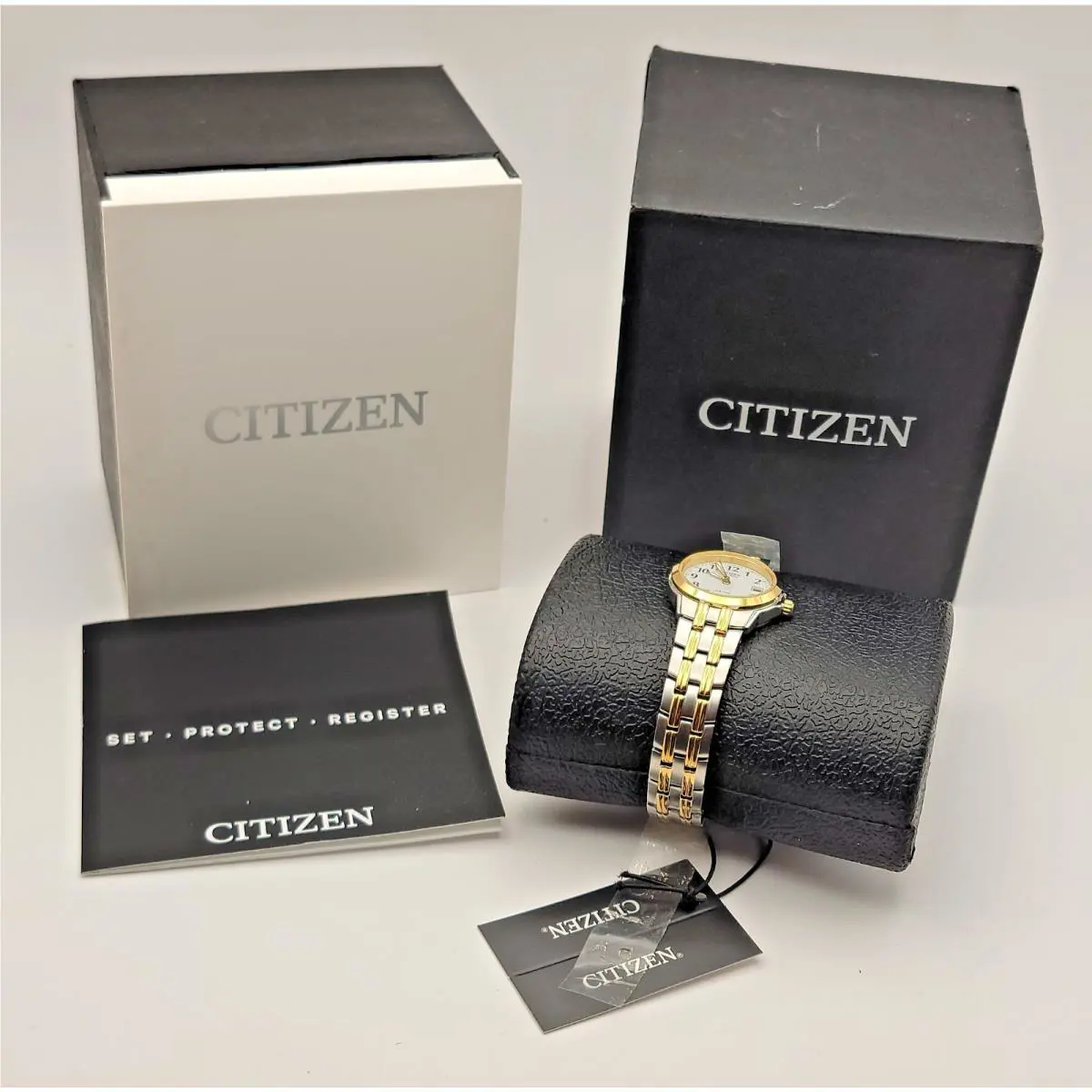Citizen Women`s Eco-drive Stainless Steel Two-tone Date Watch EW1544-53A