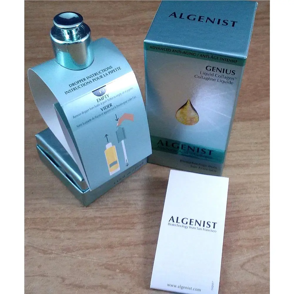Algenist 1 oz Genius Liquid Collagen Alguronic Acid + Collagen Bottle