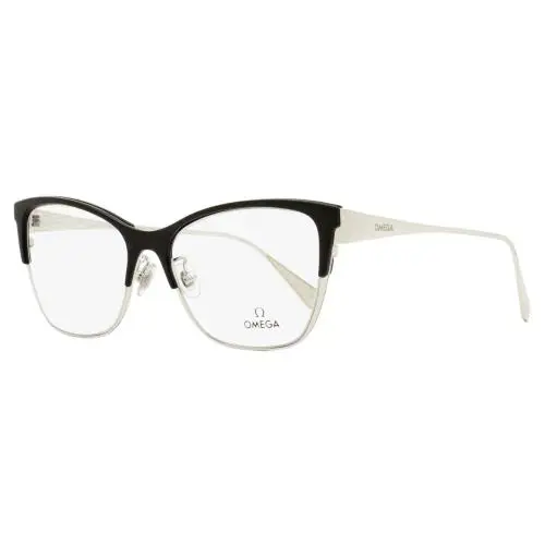 OM5001H Butterfly Eyeglasses 01A Palladium/black 54mm by Omega