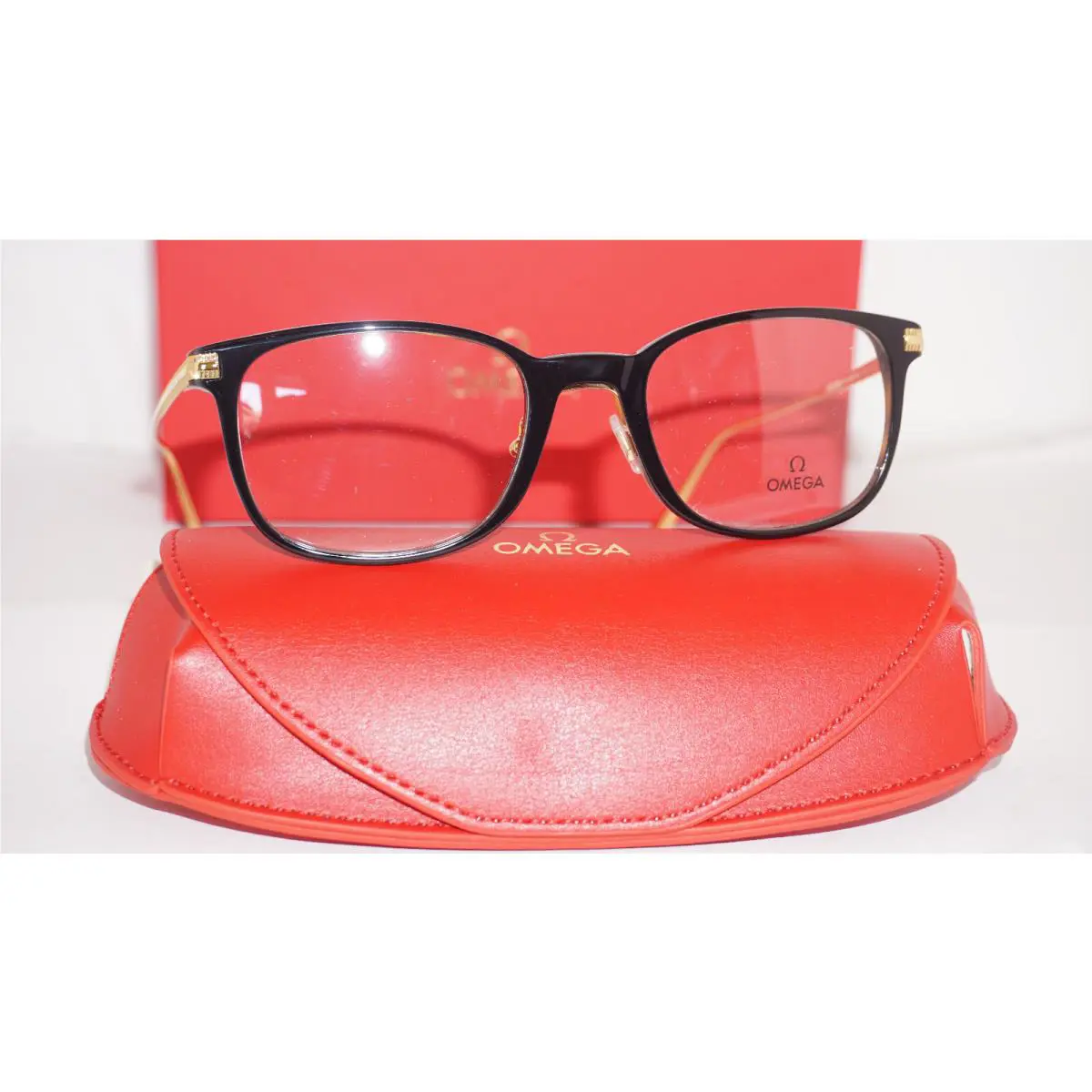 Omega Eyeglasses Gold Havana Palladium OM5039 005 53 21 145