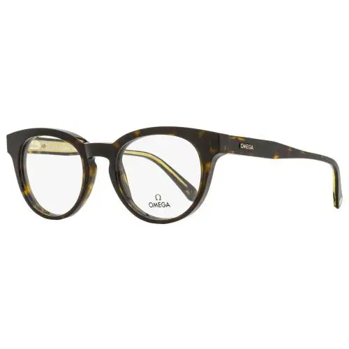 Pantos Eyeglasses OM5003H 052 Dark Havana/crystal 52mm 5003 by Omega