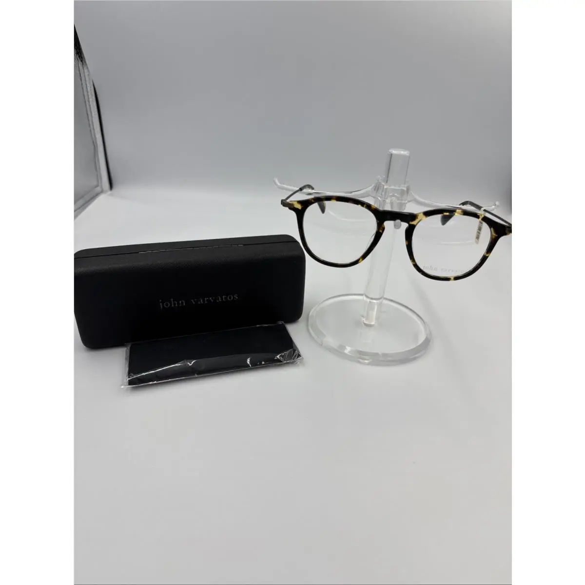 John Varvatos Eyeglasses V421 Tortoise /antique Gold Frame 47mm Lens-20mm/145mm