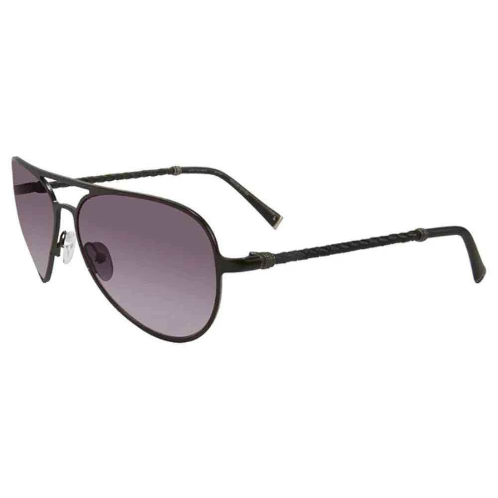 John Varvatos Sunglasses V514 Matte Black Gray Gradient - Made In Japan
