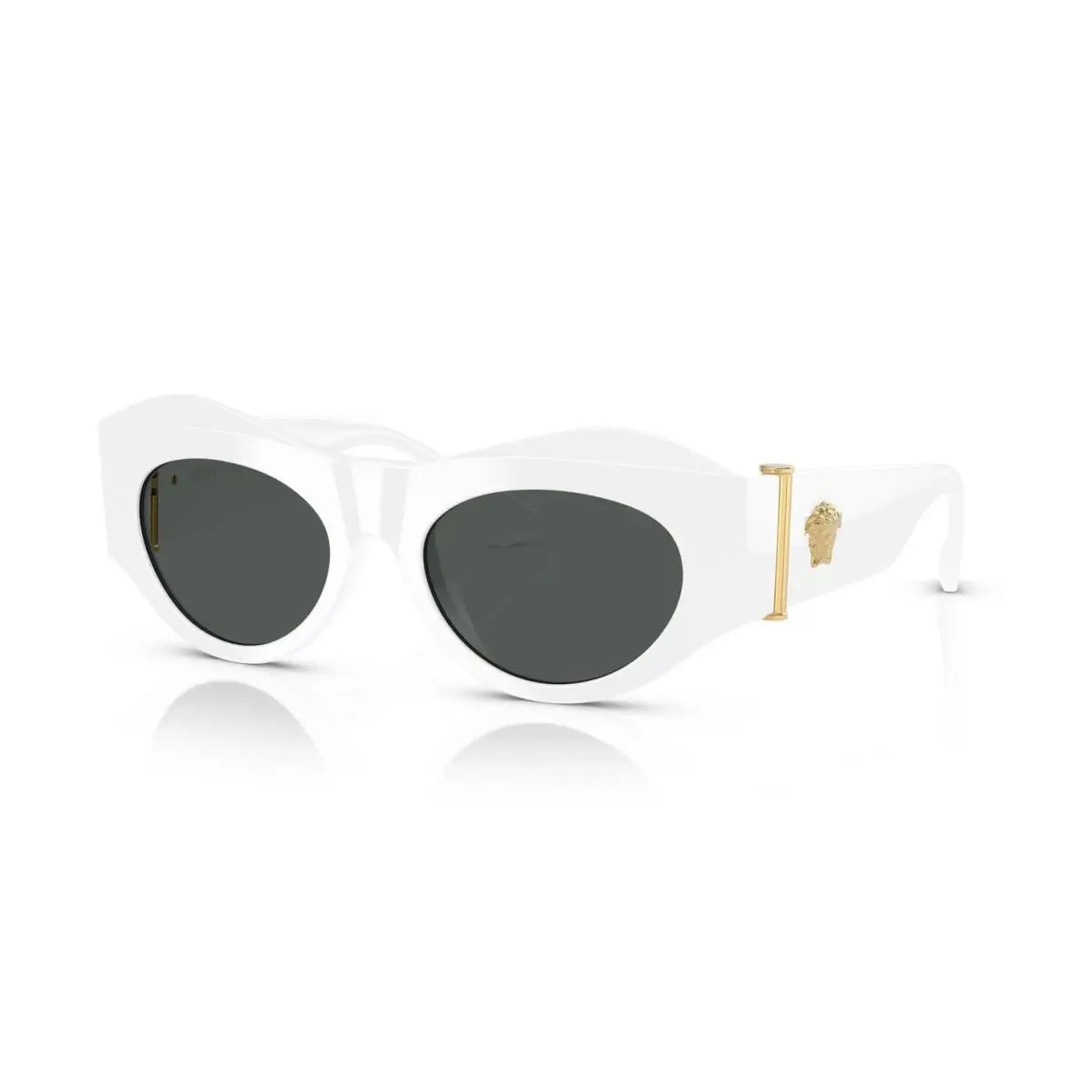 Versace VE 4477U White/dark Grey 545987 Sunglasses