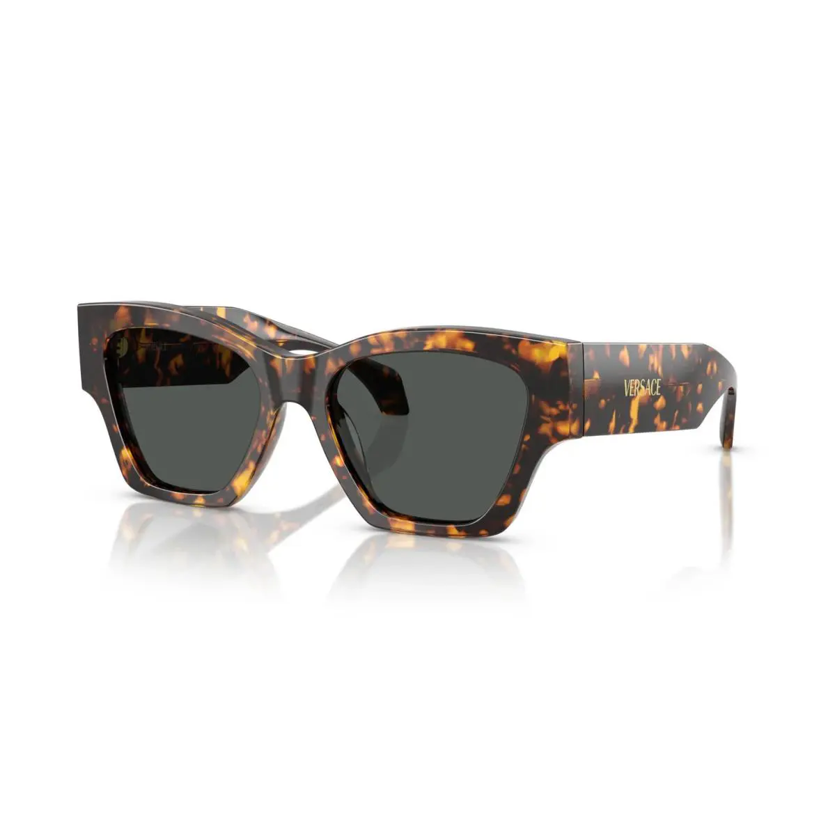 Versace VE 4492U Havana Tortoise/dark Grey 551487 Sunglasses