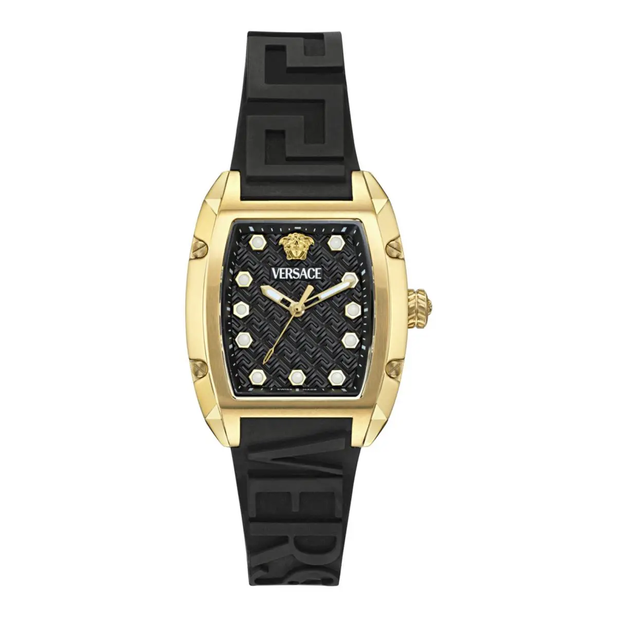 Versace Womens Gold 36mm Strap Fashion Watch