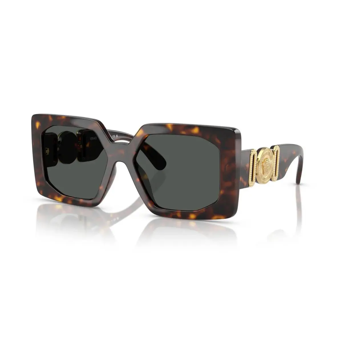 Versace VE 4478U Havana/dark Grey 108/87 Sunglasses