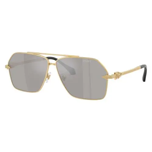 Versace Men`s 63mm Gold Sunglasses VE2284-10026G-63