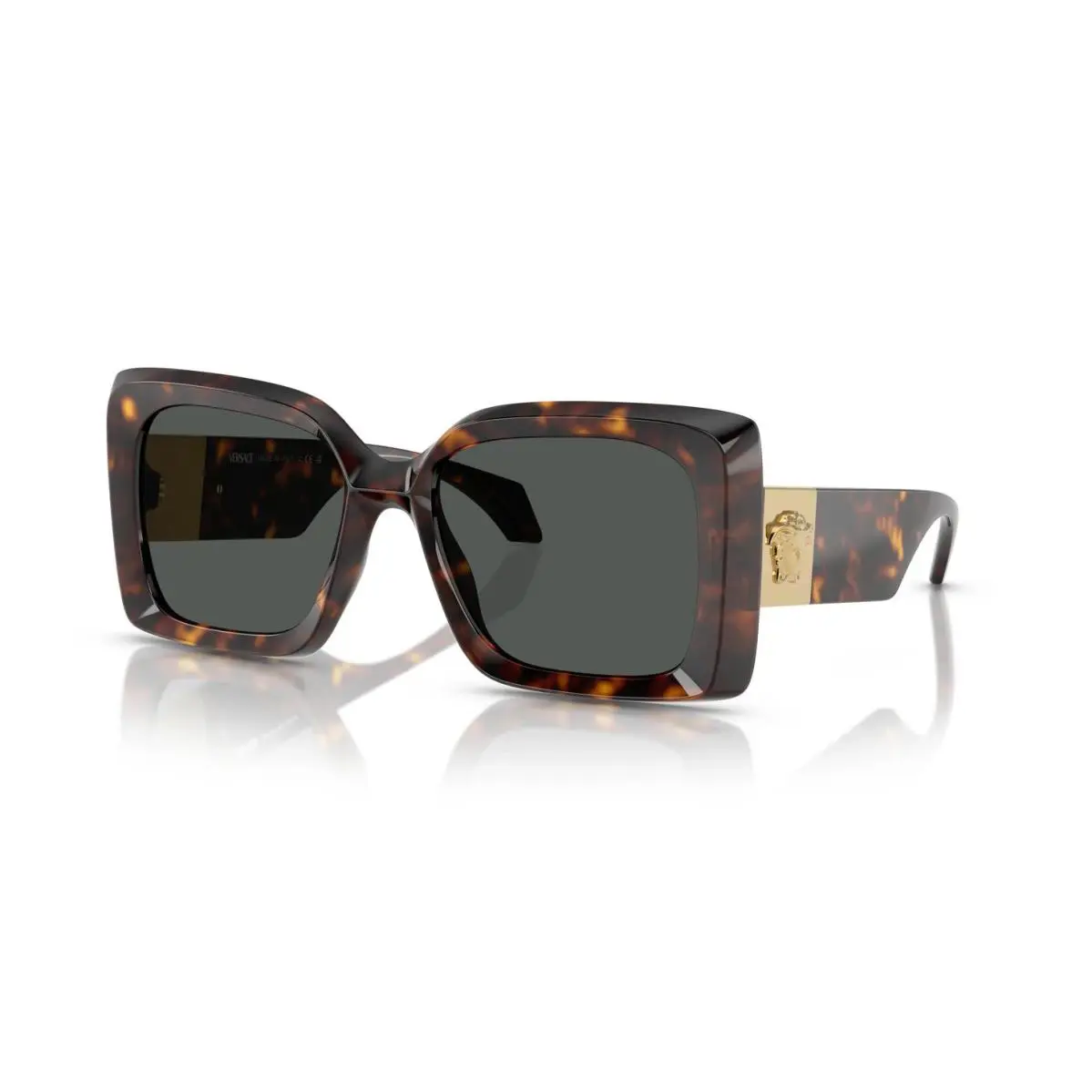 Versace VE 4467U Havana/dark Grey 108/87 Sunglasses