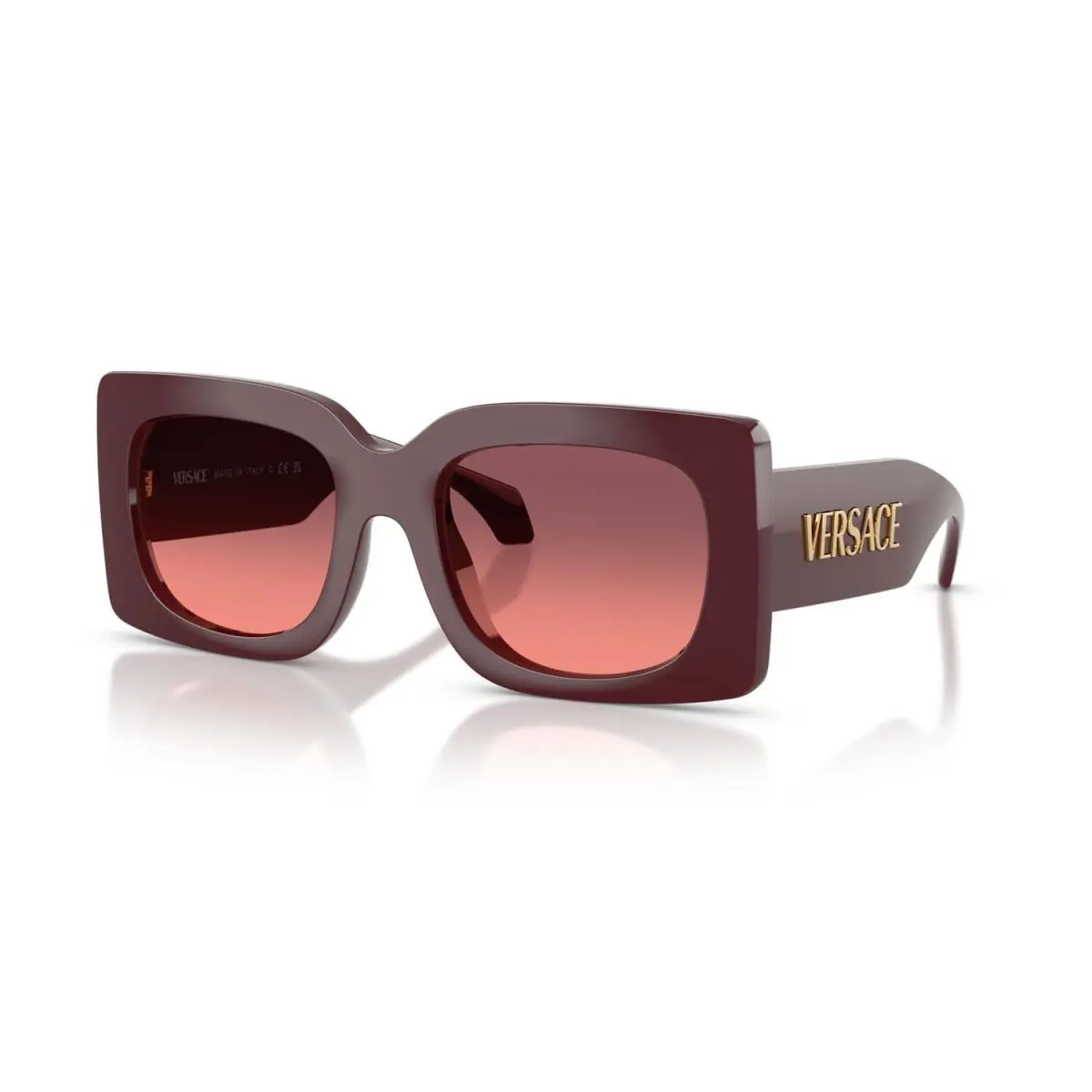 Versace Sunglasses VE4496U 551520 54mm Burgundy / Pink Gradient Violet Lens
