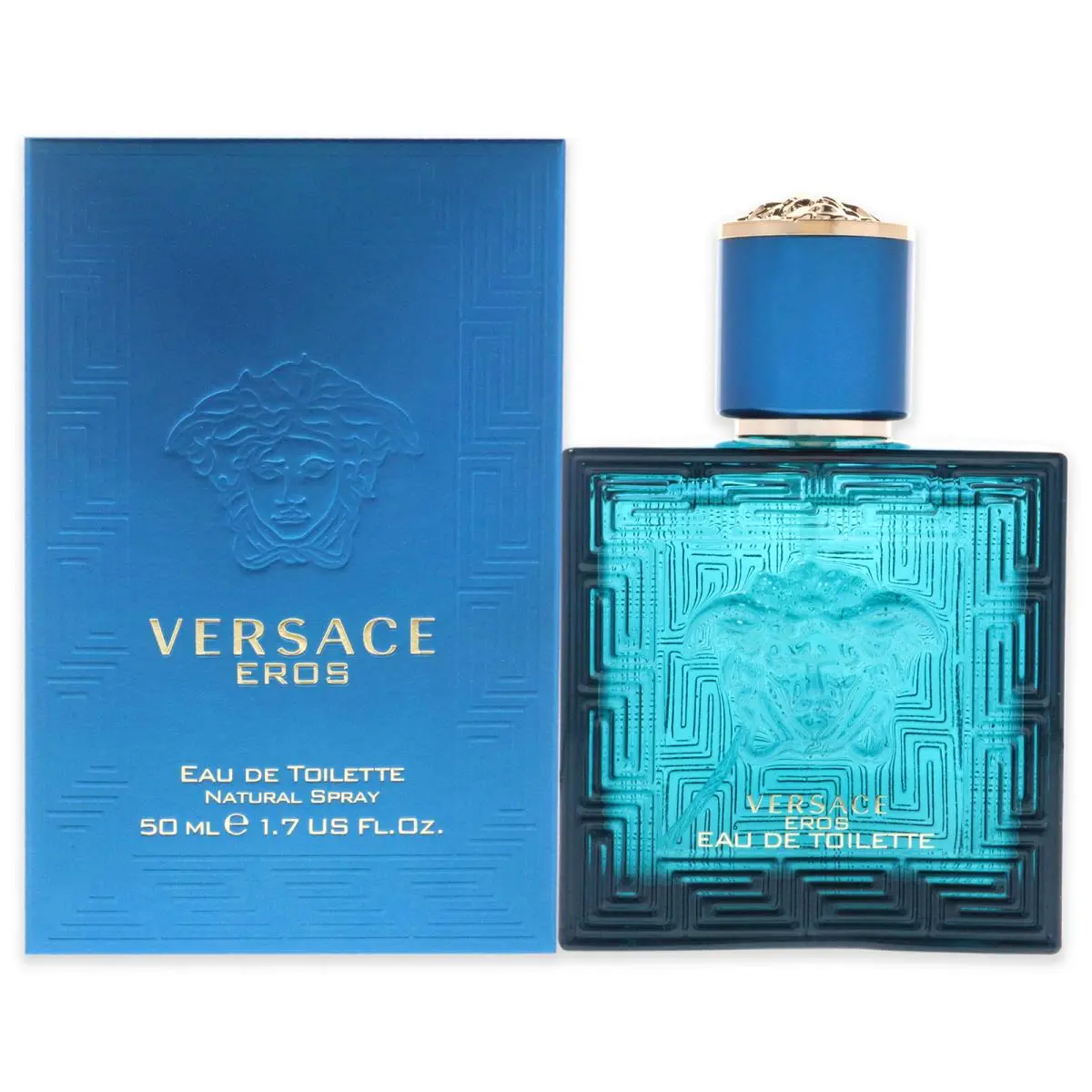 Pack of 2 Versace Eros by Versace For Men - 1.7 oz Edt Spray
