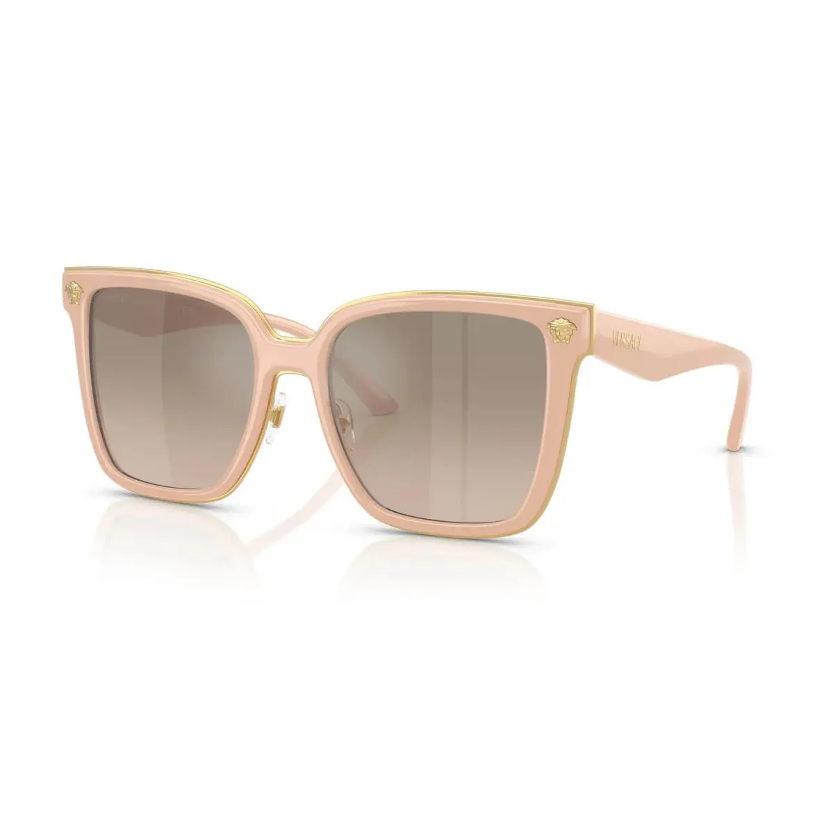 Versace VE 2278D Nude/brown Gradient Grey Mirror Silver 54946I Sunglasses