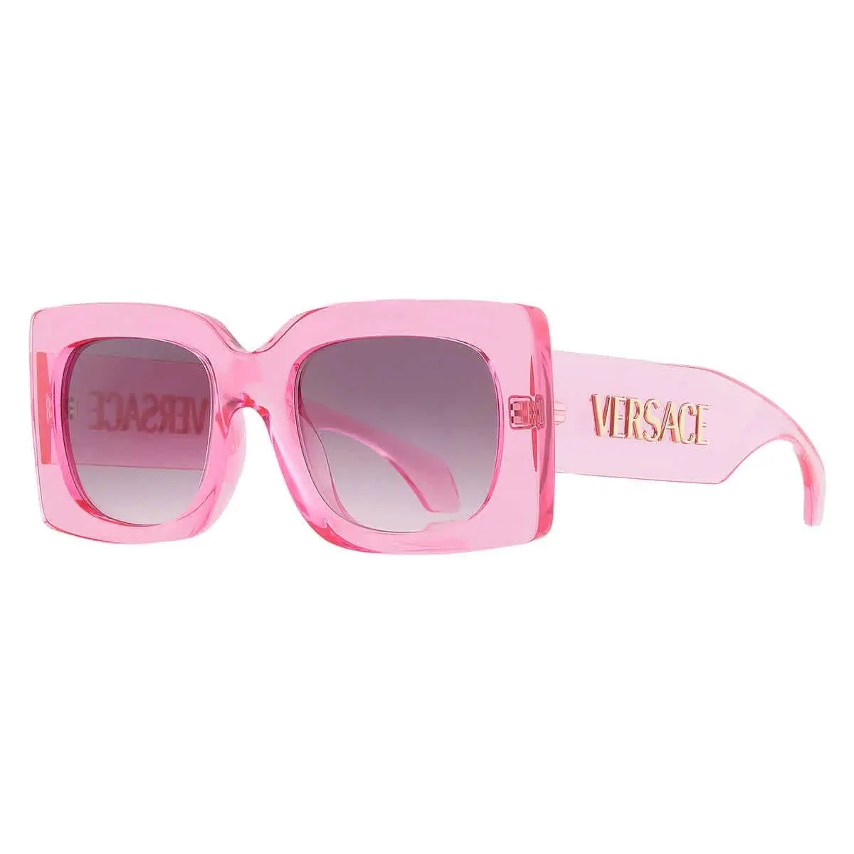 Rose Gradient Grey Square Ladies Sunglasses VE4496U 53705M 54 by Versace