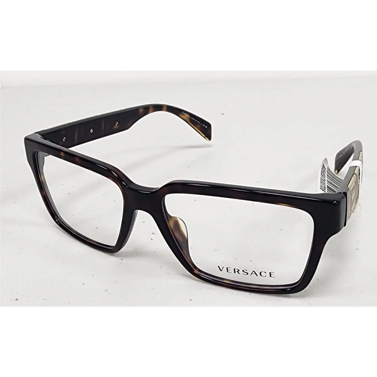 Versace VE3339U Eyeglasses Frames Tortoise Square Demo Lenses NO Case