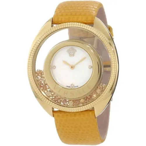 Versace Women 86Q721MD497 S585 Destiny Spirit Floating Sapphires Yellow Watch