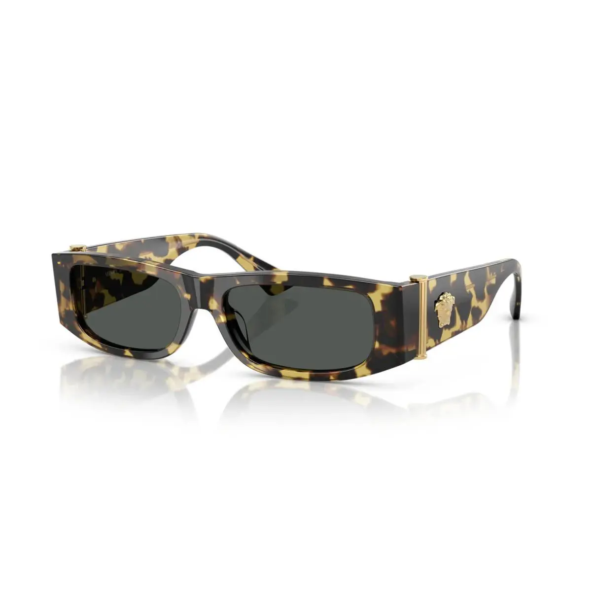 Versace VE 4476U Brown Yellow Havana/dark Grey 777/87 Sunglasses