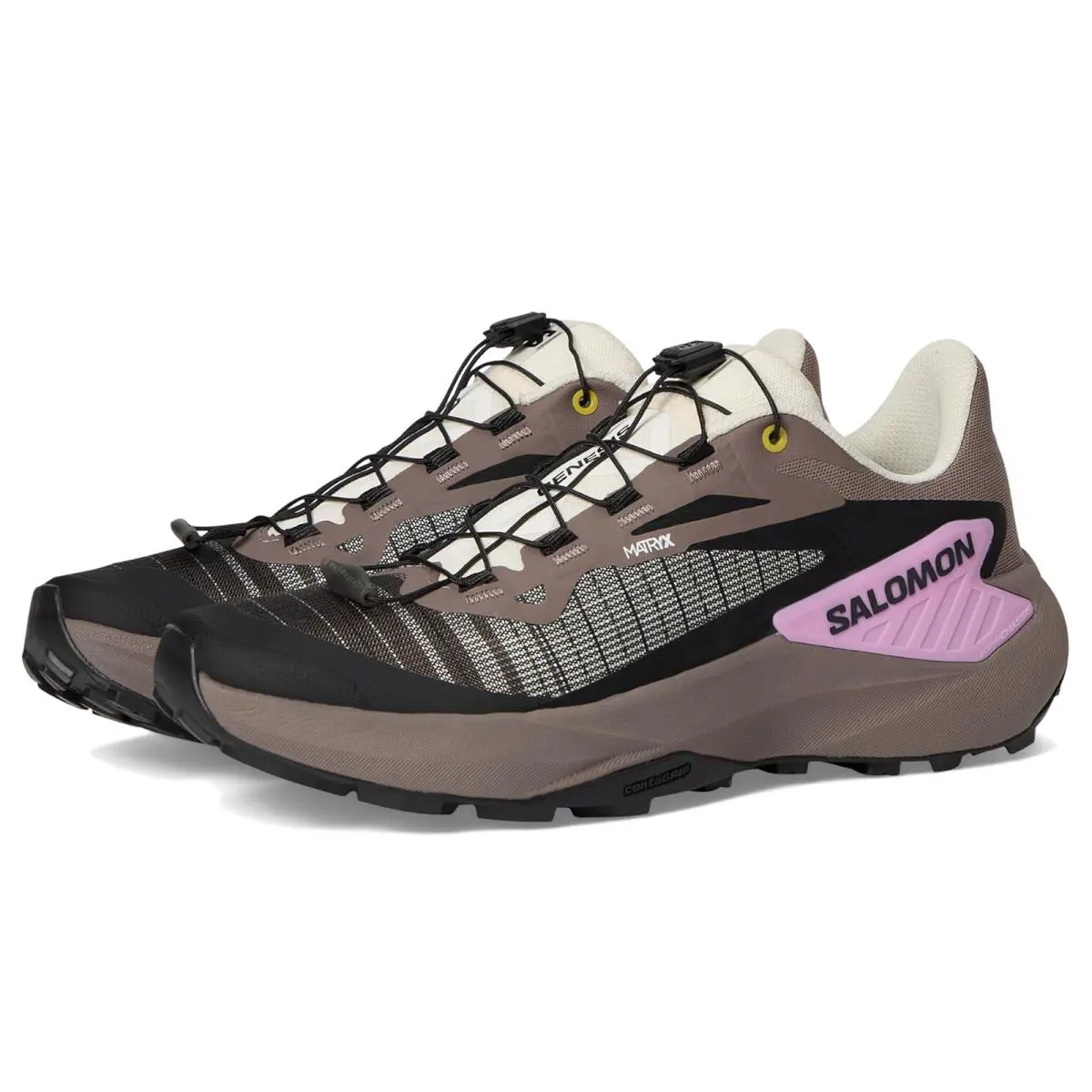 Salomon shoes - Transparent Yellow/Black/Willowherb 13