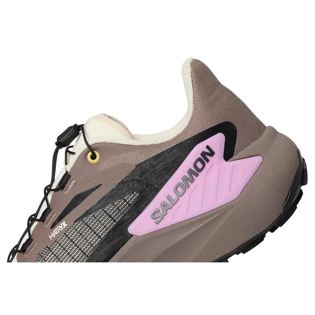 Salomon shoes - Transparent Yellow/Black/Willowherb 18