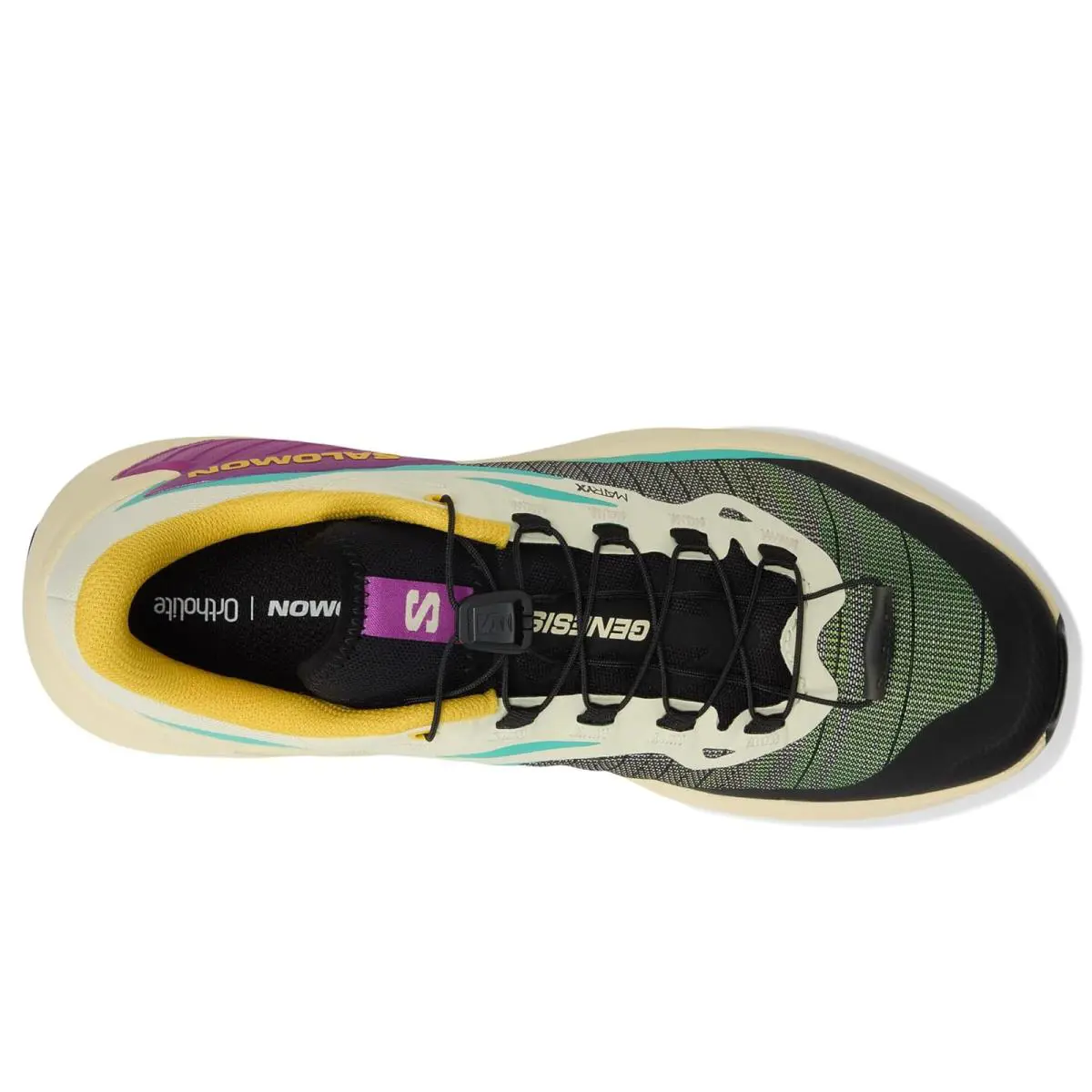 Salomon shoes - Transparent Yellow/Black/Willowherb 21