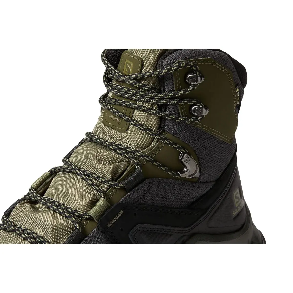 Salomon shoes - Black/Deep Lichen Green/Olive Night 4