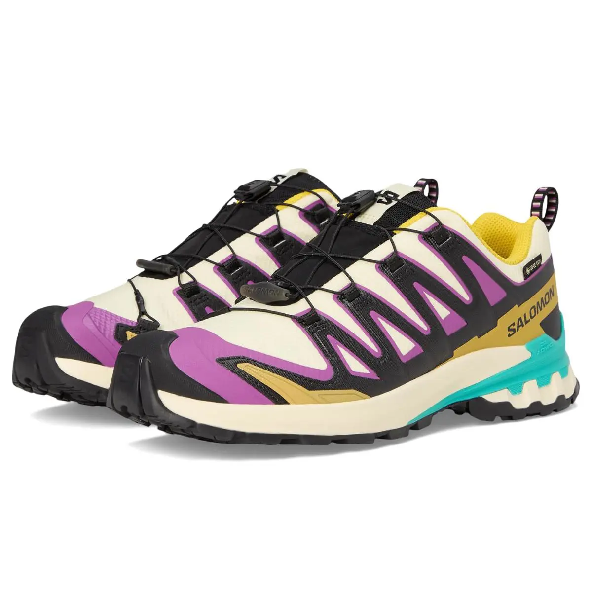 Salomon shoes - Black/Burlwood/Mahogany Rose 27