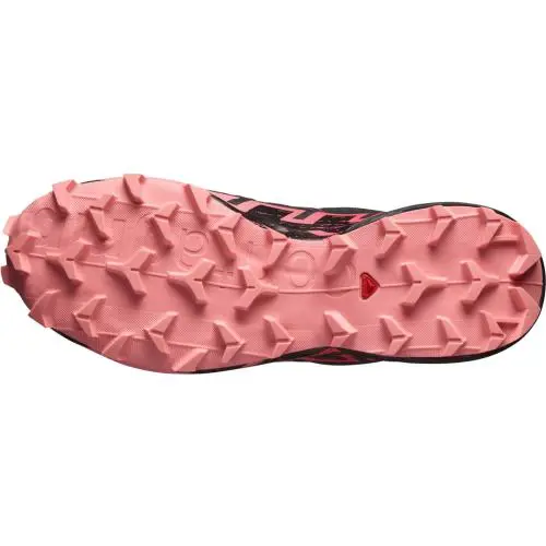 Salomon shoes - Salomon Speedcross 6 - Speedcross - L47880400 - Nine Iron / Black / Flamingo Pink 1