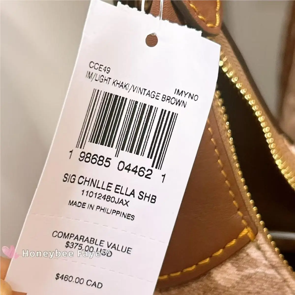 Coach  bag  - Coach Ella - Ella - s: Im/Espresso, Exterior: Multicolor