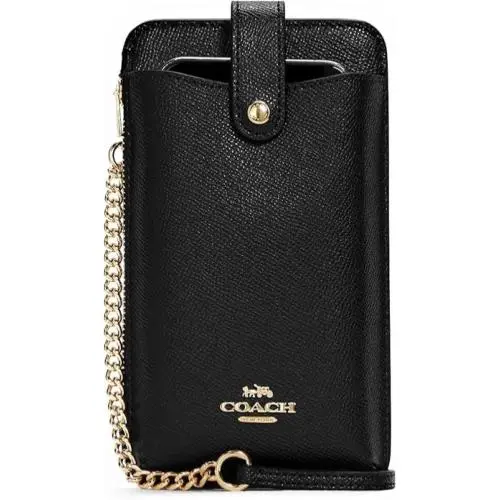 Coach Womens North/south Phone Crossbody Im/black