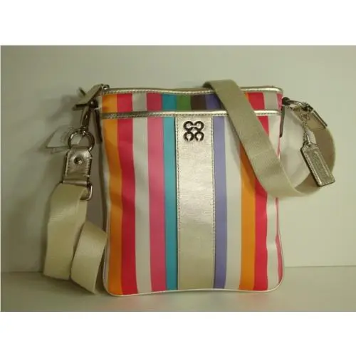Coach Julia Strip Legacy Swing Pack Crossbody 46801