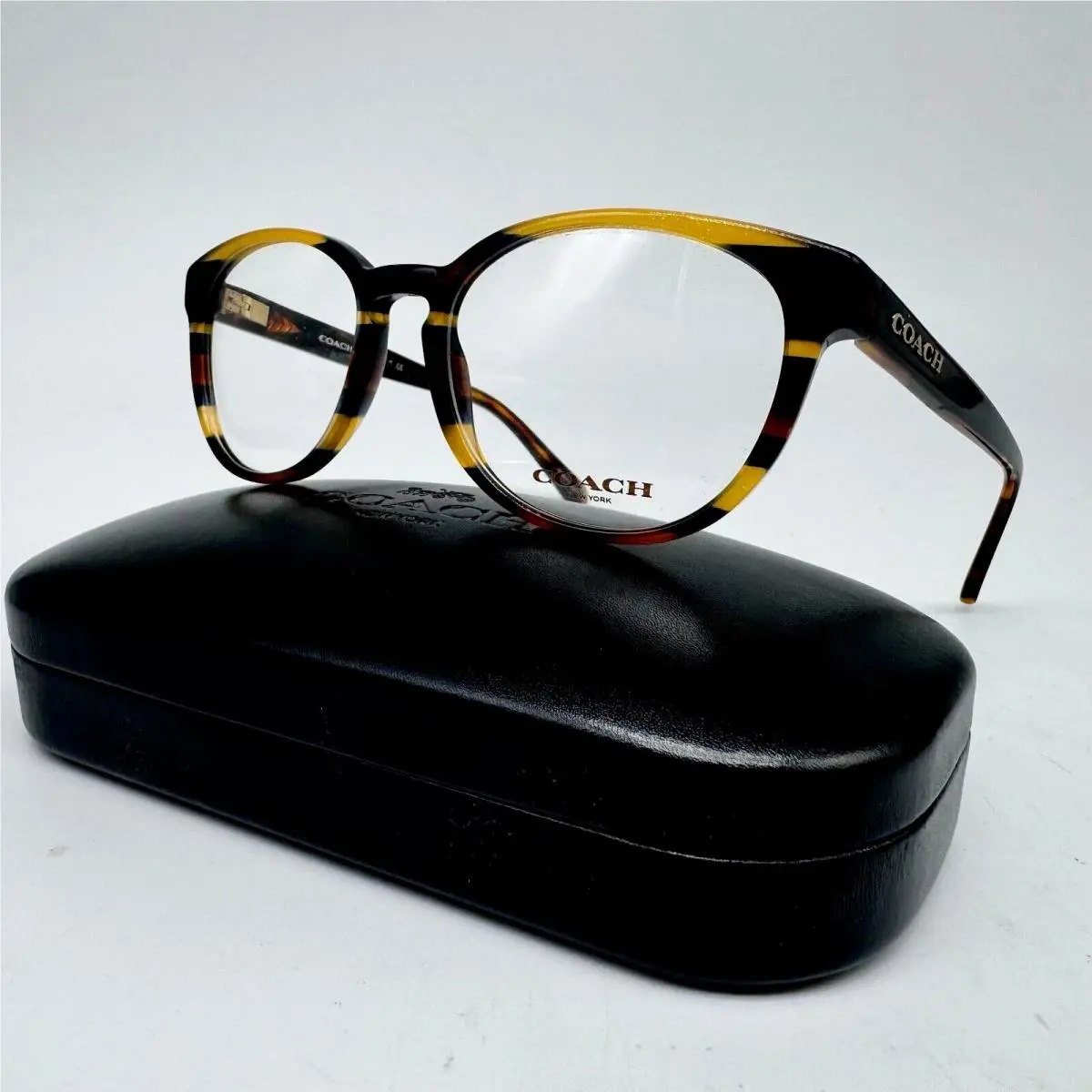Coach HC 6102 / 5441 - Woman`s Eyeglasses - 51mm - Black Amber