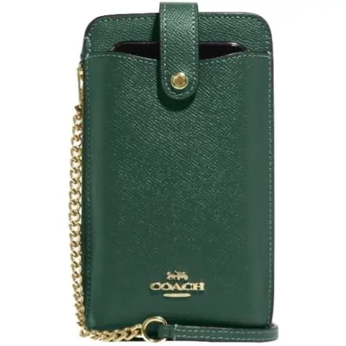 Coach Womens North/south Phone Crossbody Im/everglade