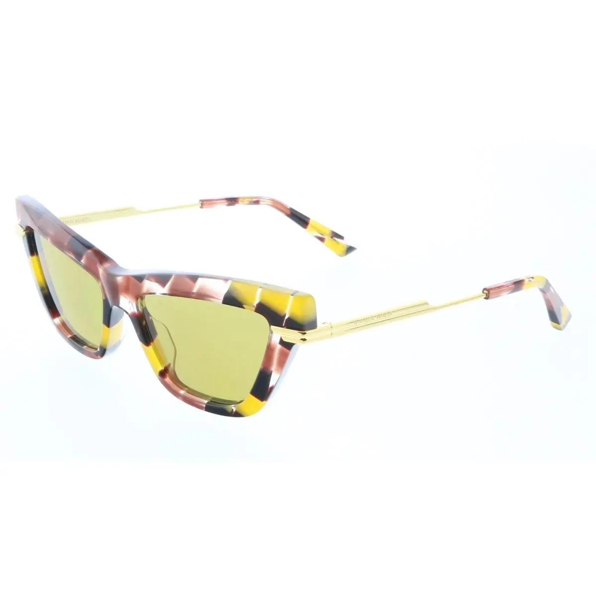 Bottega Veneta BV1241S-005 Multicolor Mosaic Cat-eye Sunglasses