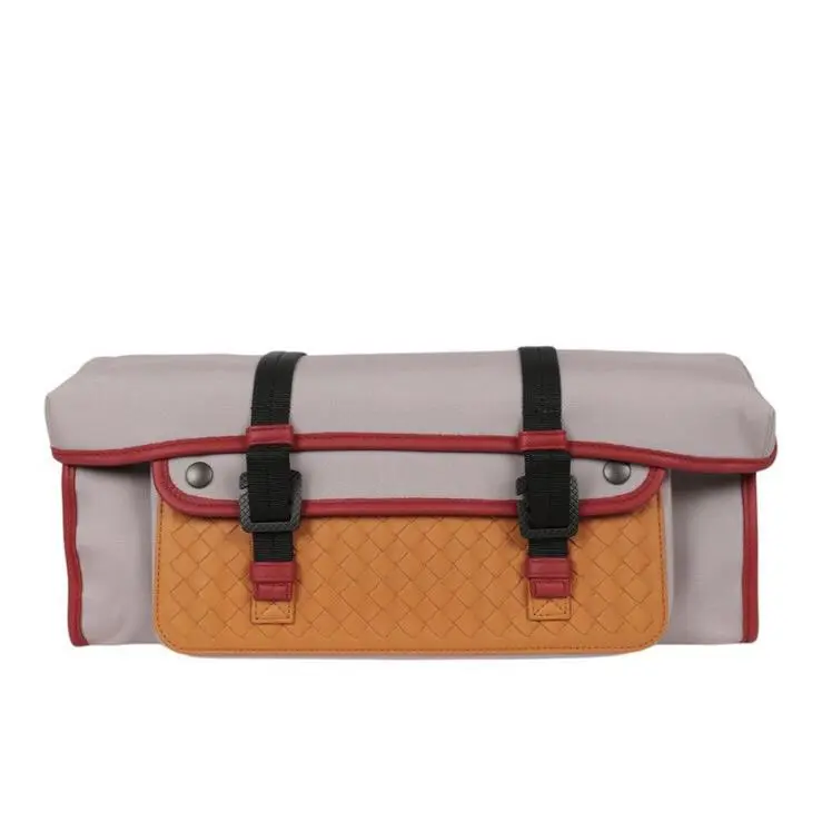 Bottega Veneta Nappa Intrecciato Leather Studded Chain Crossbody