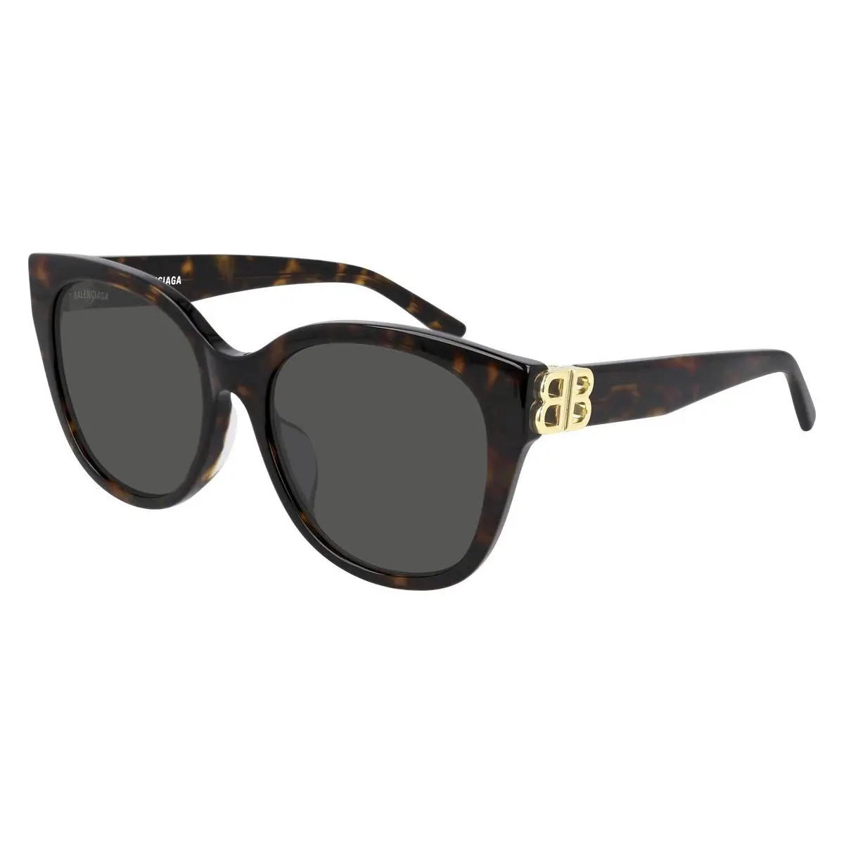 Balenciaga Sunglasses BB0103SA 002 /dark Tortoise/ Grey Lens 57MM