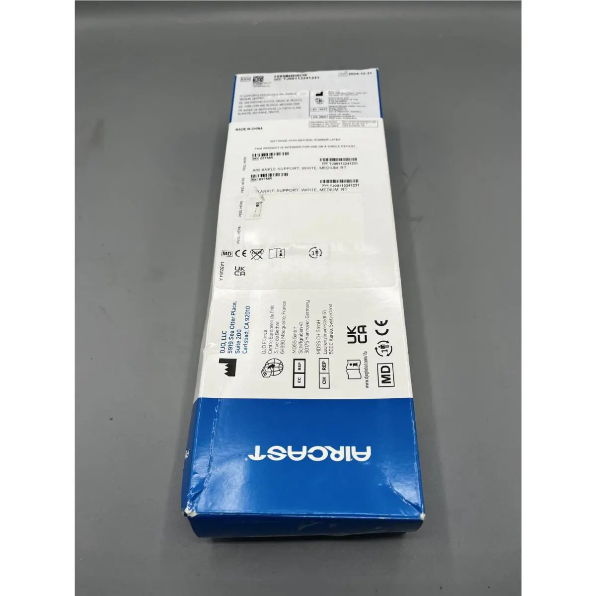 Aircast  - AC141AB05-WHT-M-R - AC141AB05-WHT-M-R - White (Right Foot) (UPC: 888912001137) 1