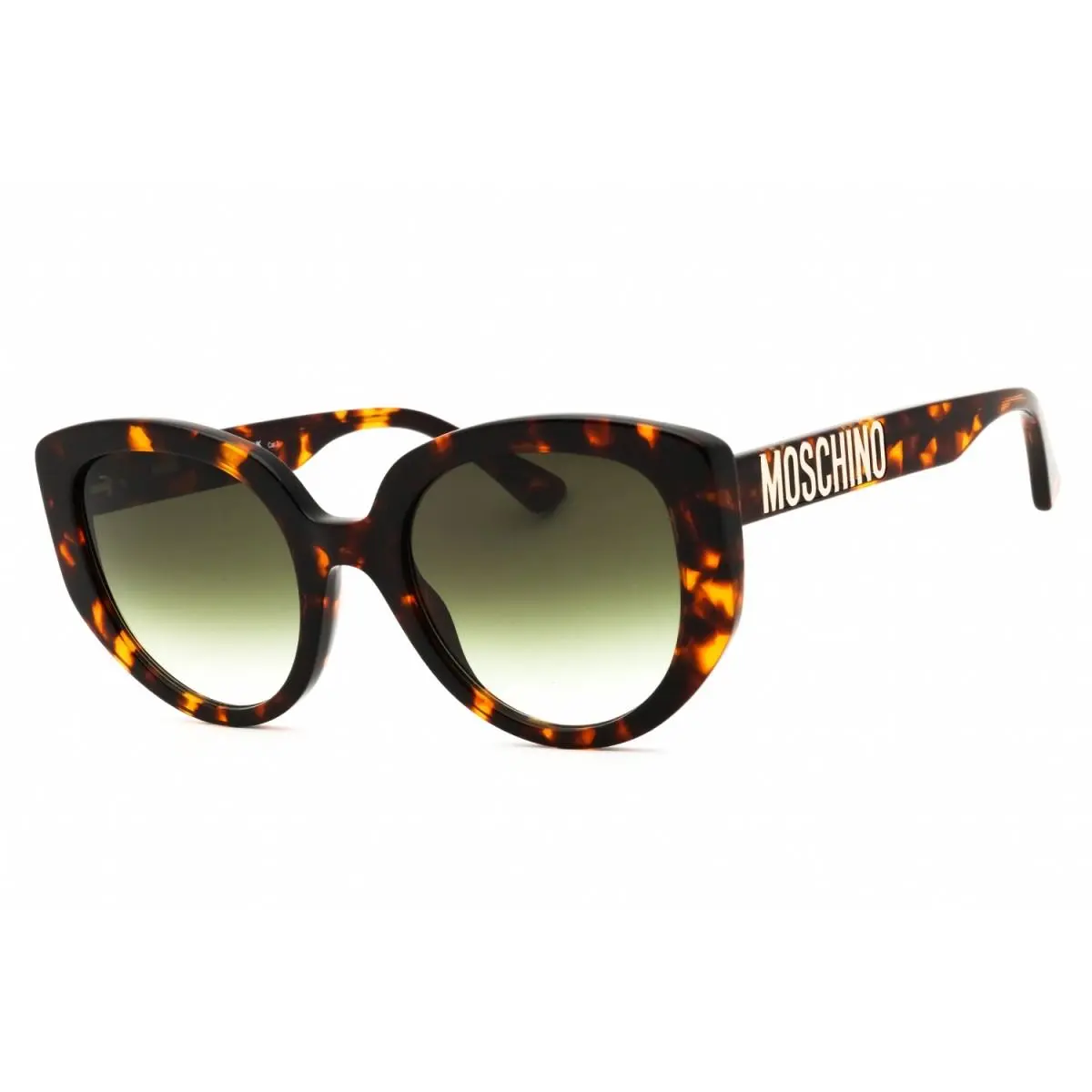 MOS173/S 0086 9K Havana/green Shaded 53-22-140 Sunglasses by Moschino