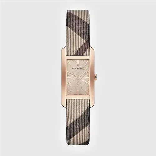 Burberry BU9510 Pioneer Nova Rose Tone Stainless Steel Women`s Watch