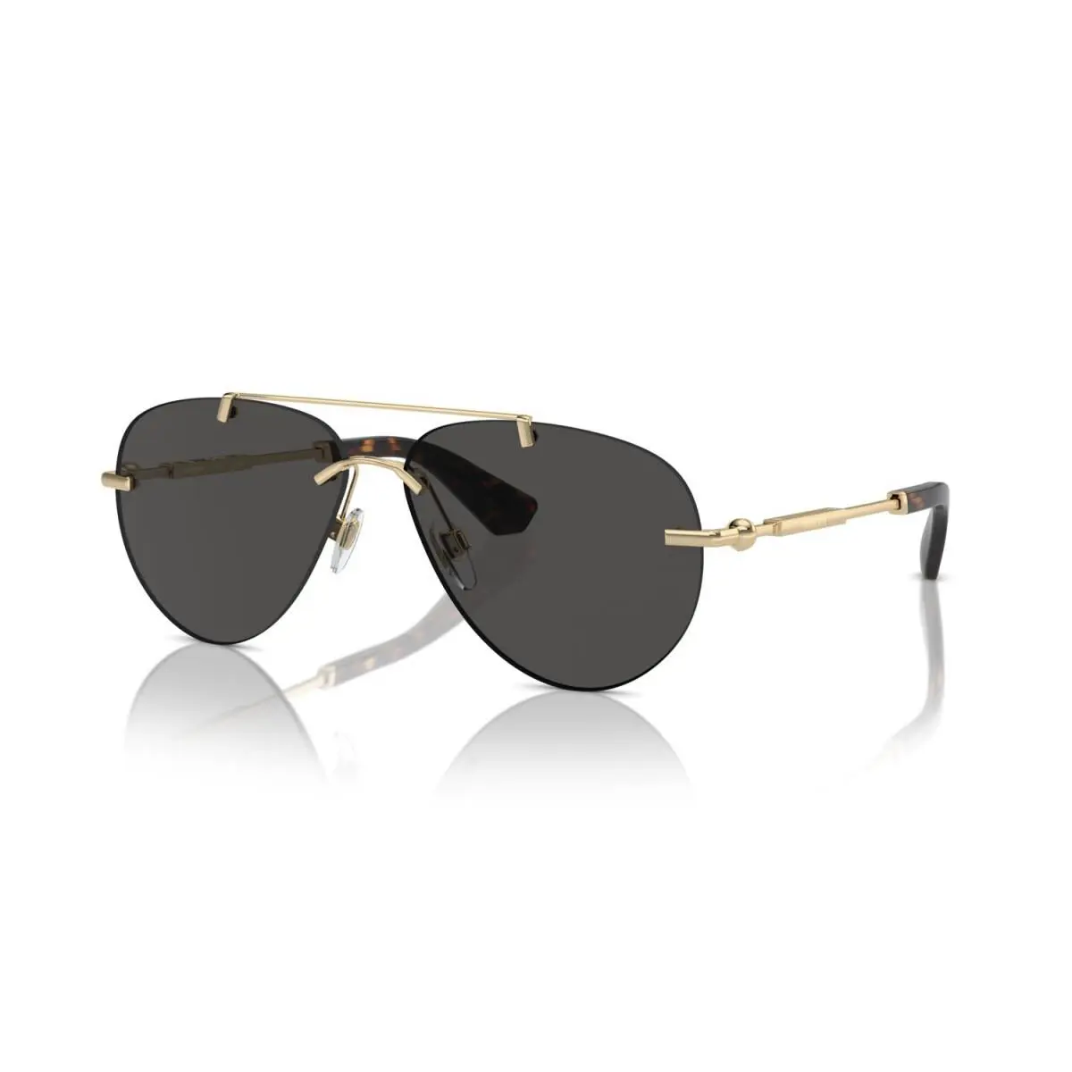 Burberry BE3151 110987 Gold-grey Sunglasses 60mm / /
