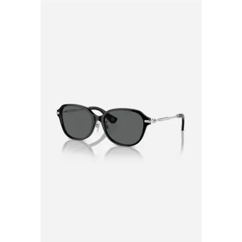 Burberry BE4429D 300187 Black-silver Sunglasses 56mm / /