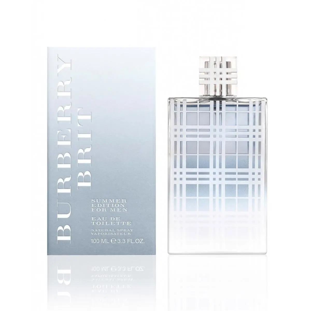 Burberry Brit Summer Edition For Men 3.3 Oz Edt Spray 1 Free Perfume
