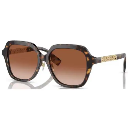 Burberry Joni BE4389F 300213 Sunglasses Women`s Dark Havana/brown Gradient 55mm - Frame: Brown, Lens: Brown