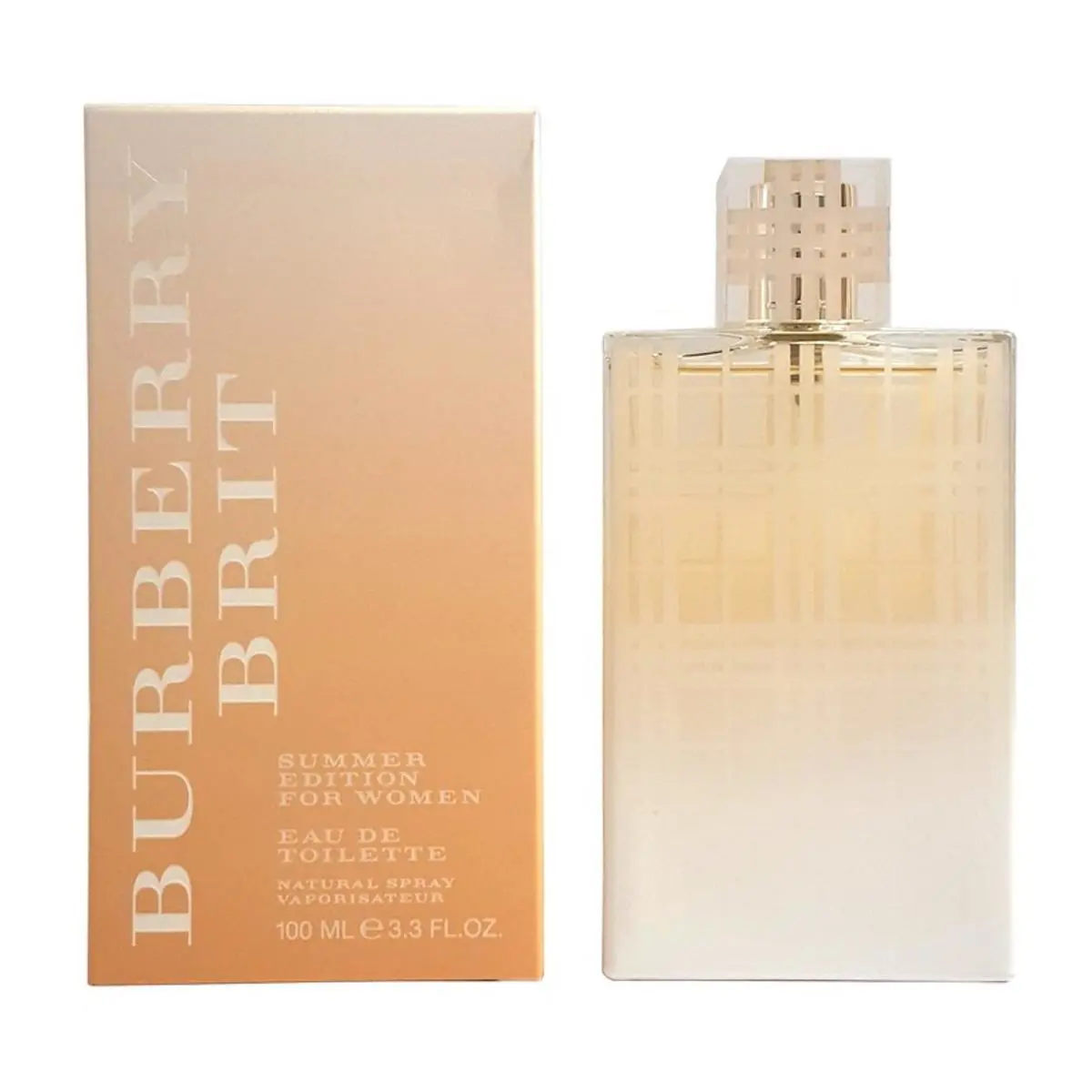 Burberry Brit Summer Edition Women 3.3 oz Edt 1 Free Perfume