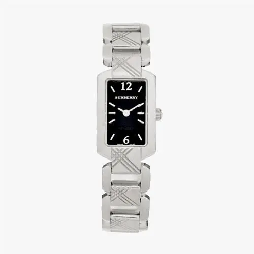 Burberry Heritage BU4210 Black Dial Silver Toned 18 mm Women`s Watch
