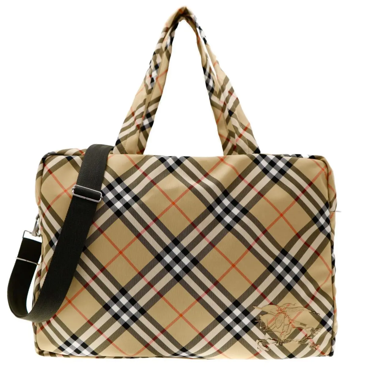 Burberry Classics Weekender Duffle Bag Large Check Canvas
